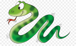 Snakes Clip art Reptile Cartoon Smooth green snake - clipart ...