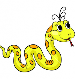 Funny cartoon snake vector 1104451 - by ARNICA on ...
