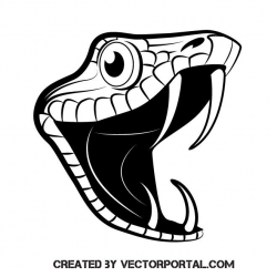 Venomous snake vector clip art | Animal Vectors in 2019 ...