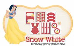 Snow White Birthday Party Freebie - get cupcake wrappers, toppers ...