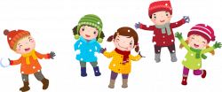 28+ Collection of Kids Playing In Snow Clipart | High quality, free ...