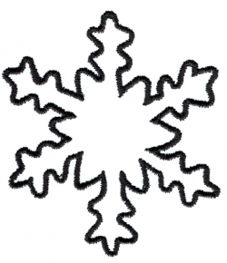 Free Snow Flake Outline, Download Free Clip Art, Free Clip ...