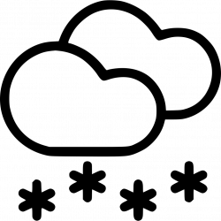 Cloud Clouds Snow Snowfall Svg Png Icon Free Download (#542142 ...
