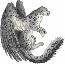 Adoptable Winged Snow Leopard by graphiteforlunch on DeviantArt ...