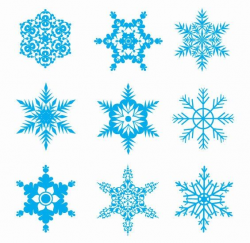 Snow Flakes Clip Art | Free Snowflakes Vector Set | Free ...