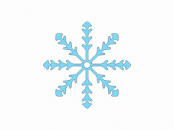 Snowflake Clipart aqua 1 - 468 X 351 Free Clip Art stock ...