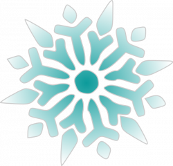 Snowflake Ice Blue Clip Art at Clker.com - vector clip art online ...
