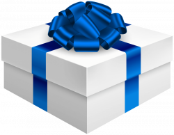 gift box with dark blue bow png - Free PNG Images | TOPpng