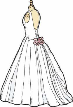 28+ Collection of Elegant Bridal Dress Clipart | High quality, free ...