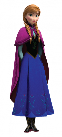 Princess Anna Frozen PNG Clip Art Image | Backdrops | Pinterest ...