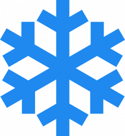 Collection of Blue Snowflake Cliparts | Buy any image and use it for ...