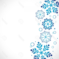 Best Winter Snowflakes Border Clip Art Drawing » Free Vector ...