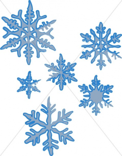 Ice Crystals Scene | Snowflake Images