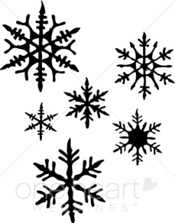 Black snowflake clipart 2 - WikiClipArt