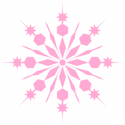 Snowflake Pinky Pink Clip Art at Clker.com - vector clip art online ...