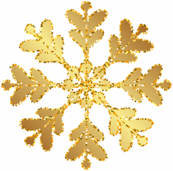 Gold Snowflake Transparent Clip Art Image | Gallery Yopriceville ...
