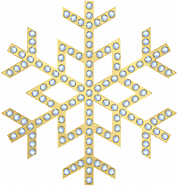 Snowflake Gold Transparent Clip Art | Gallery Yopriceville - High ...