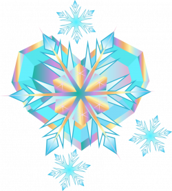 Iridescent snowflake heart | Winter Wows | Pinterest | Winter
