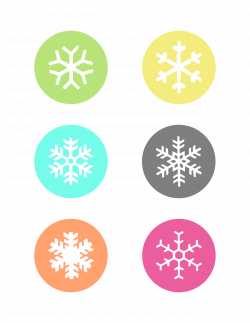 Free Printable Snowflake gift tags - The Cottage Market