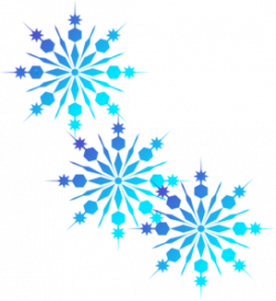 Snowflakes Light Blue clip art - vector clip art online ...