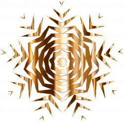 Clipart - Prismatic Snowflake 3 Without Background