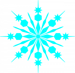 Snowflake Outline Clip Art at Clker.com - vector clip art online ...