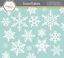 Snowflake Clip Art, Snow Flake PNG clipart with Transparent ...