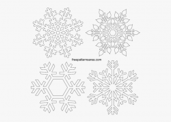 Printable Snowflakes Snowflake Cut Out Pdf Pattern - Line ...