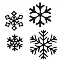 Snowflake Silhouettes, Vectors, Clipart, Svg, Templates ...