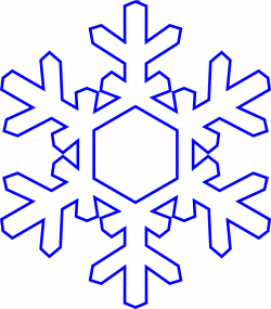 Clipart - Snowflake (simply)