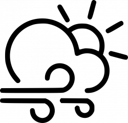 Day Gusts Cloud Wind Sun Svg Png Icon Free Download (#540636 ...