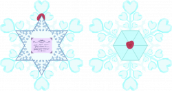 Snowflake Envelope from the Crystal Empire by Parcly-Taxel on DeviantArt