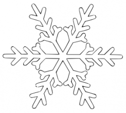White Snowflake Transparent Background Clipart - Free ...