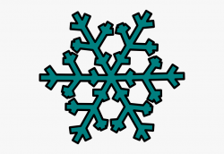 Snowflakes Clipart Teal - Blue Snowflakes Clipart ...
