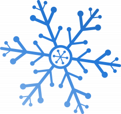 Snowflake Watercolor painting Clip art - Beautiful blue snowflake ...