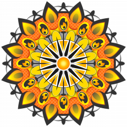 Clipart - Mandala Yellow