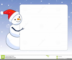 Snowman Borders Clipart | Free Images at Clker.com - vector ...