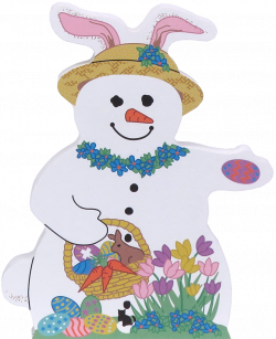 Easter Snowman | The Cat's Meow Village