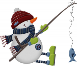 Free Fishing Snowman Cliparts, Download Free Clip Art, Free ...