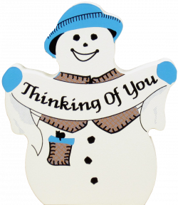 Thinking Of You Snowman | The Cat's Meow Village