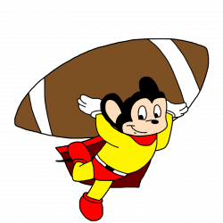 Mighty Mouse with american football ball by MarcosPower1996 on ...
