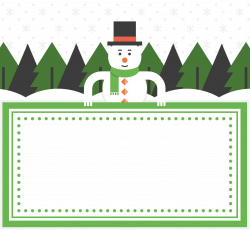 Snowman Frames Clipart - Coloring Point - Coloring Point