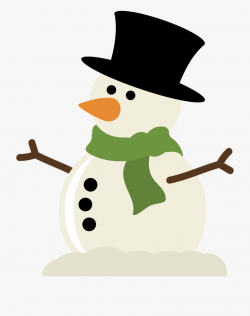 Snowman Clipart Svg - Snow Man Hat Clip Art #568701 - Free ...