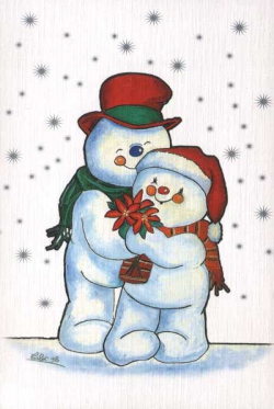 Winter Snowman Hugs | Snowmen | Snowman clipart, Snowman ...