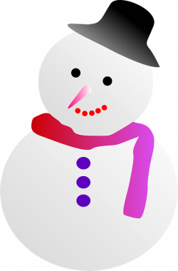 Snowman clipart simple ~ Frames ~ Illustrations ~ HD images ~ Photo ...