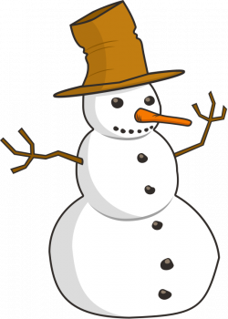 Snowman | Free Stock Photo | Illustration of a snowman | # 12625