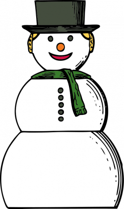 Snowman | Free Stock Photo | Illustration of a snow woman | # 12632
