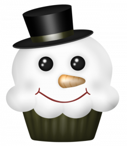 Modern Design Snowman Cupcakes Clipart Deeb6a09 Png And Clip Art ...