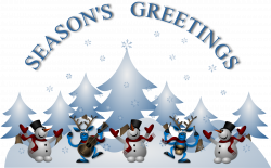 Clipart - Seasons Greetings Card Front