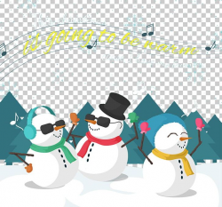 Christmas Music Snowman Party PNG, Clipart, Area, Bird ...